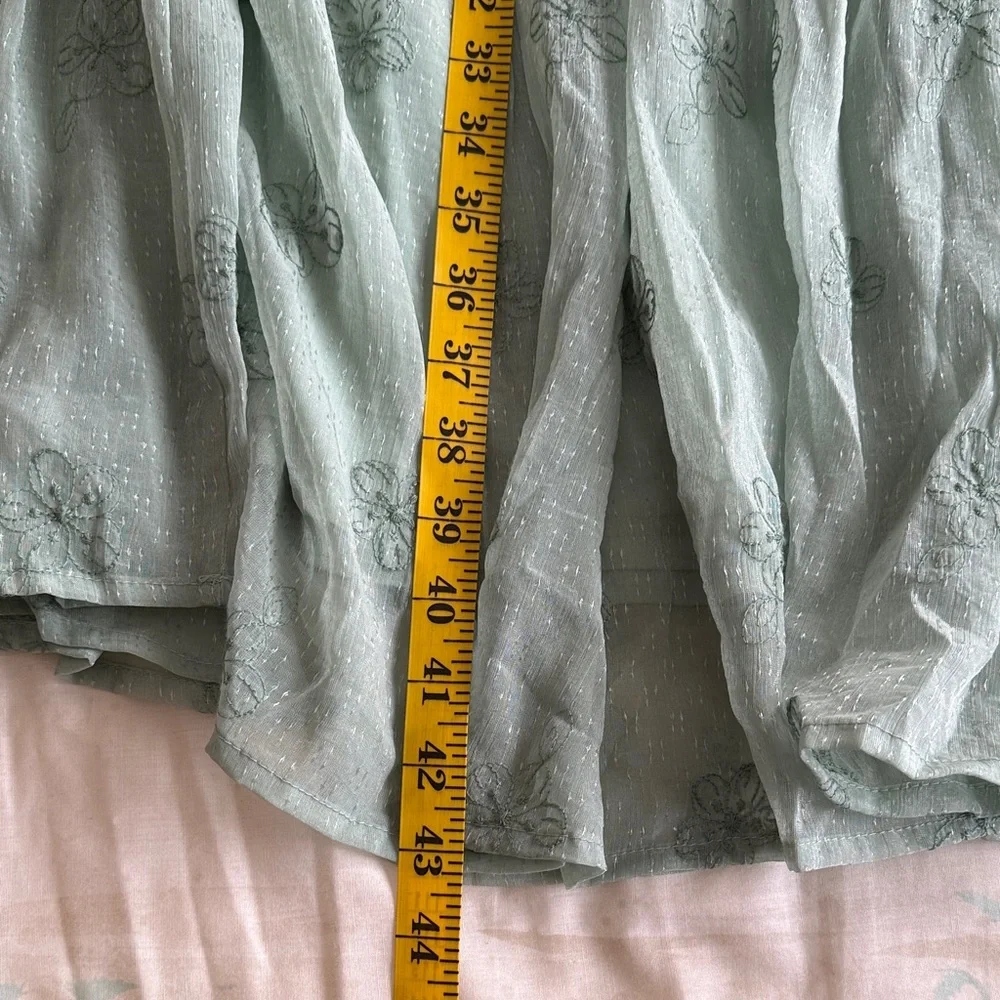 Listicle Mint Green Puff Sleeve Dress - Picture 5 of 14